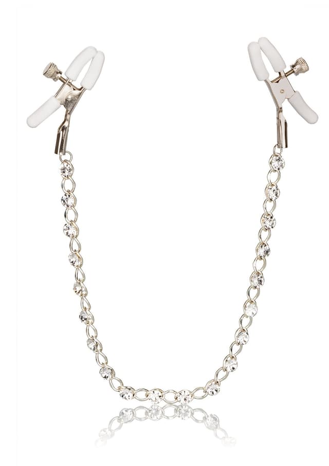 Crystal Chain Nipple Clamps