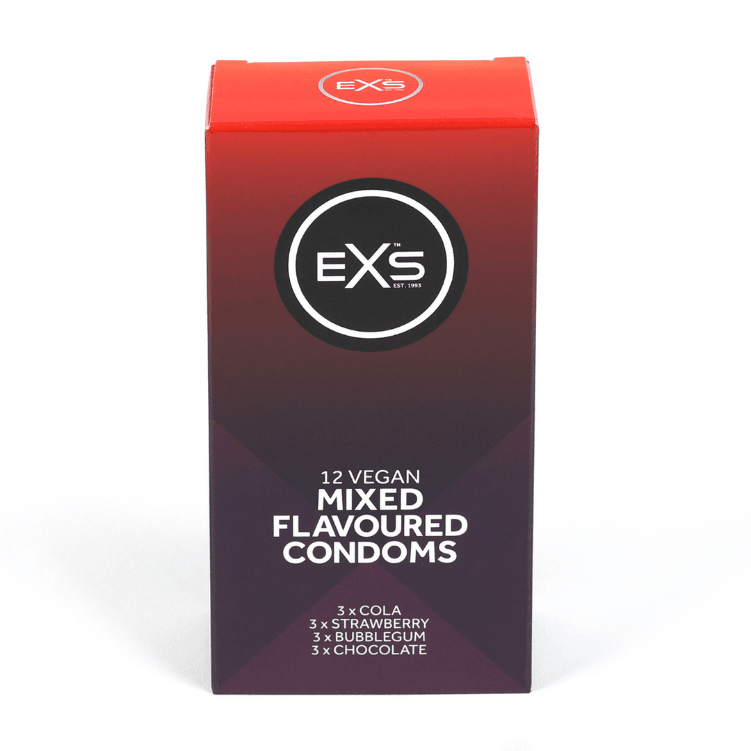 EXS Mixed Flavoured - Condoms - 12 Pieces