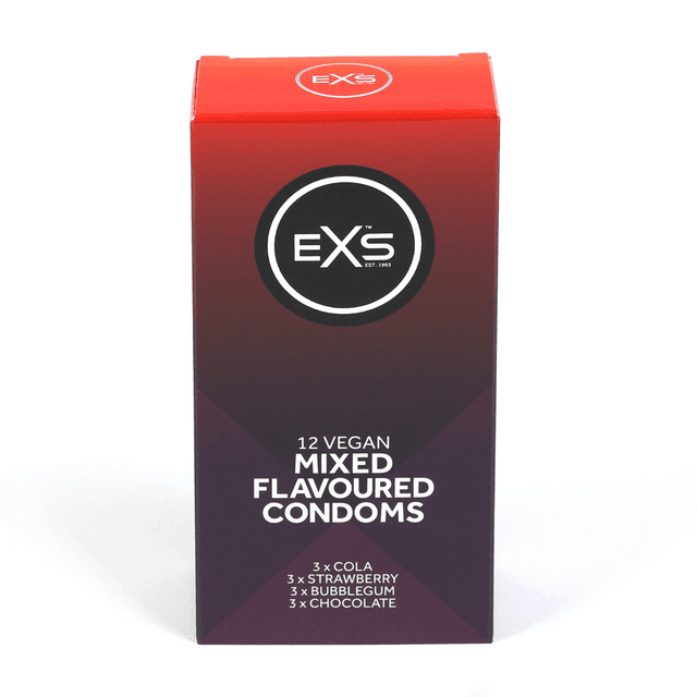 EXS Mixed Flavoured - Condoms - 12 Pieces