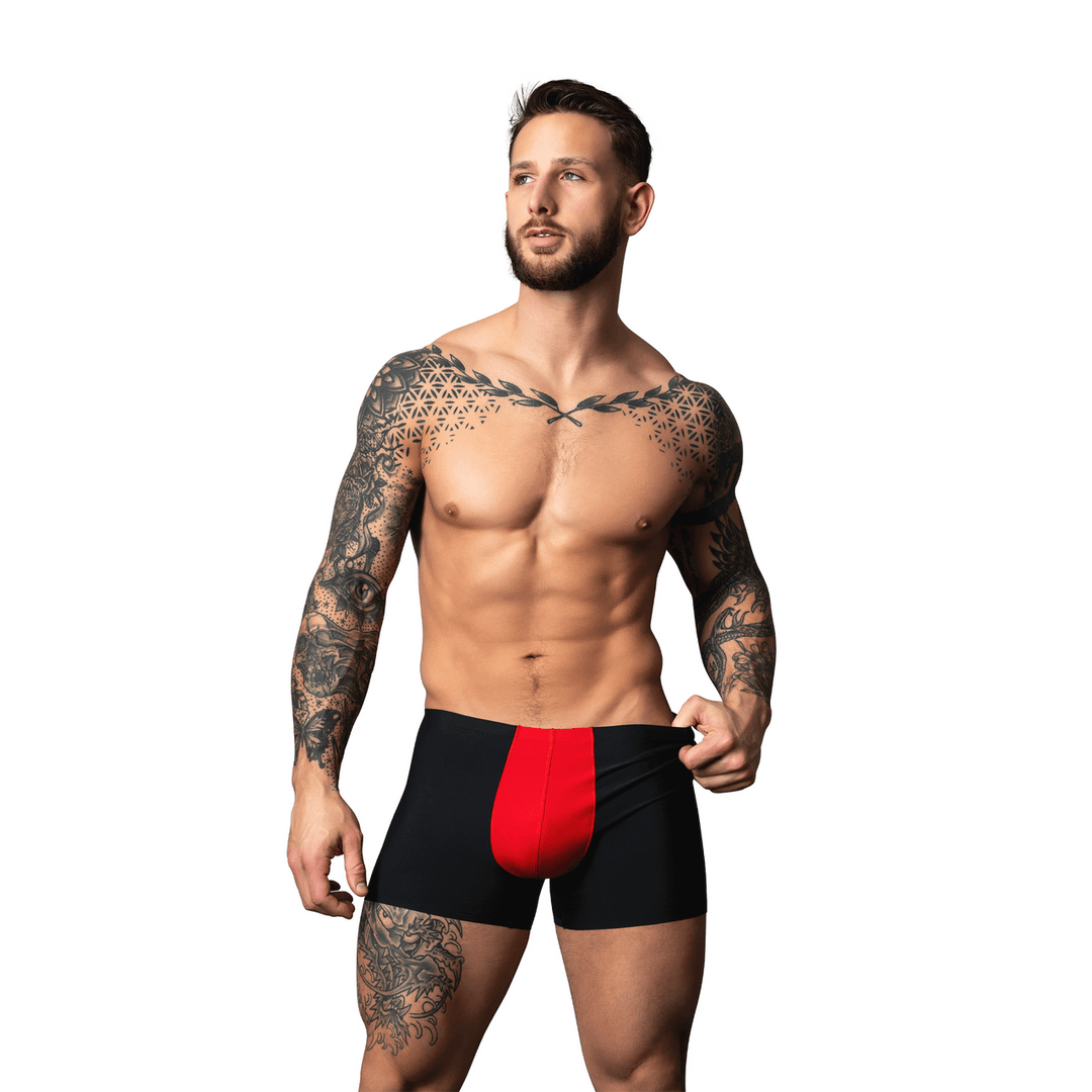 Pouch Short - L - Black/Red