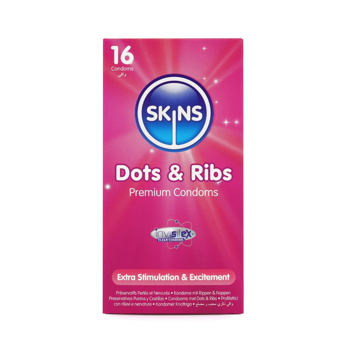 Condoms Dots & Ribs 16 (6-Pack)