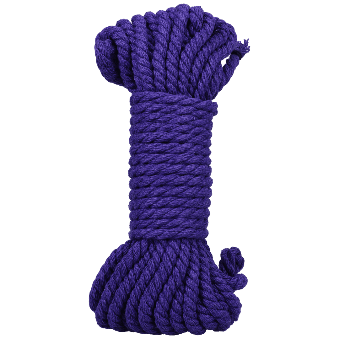 Bind and Tie - 6 mm Hemp Bondage Rope - 30 ft - Violet