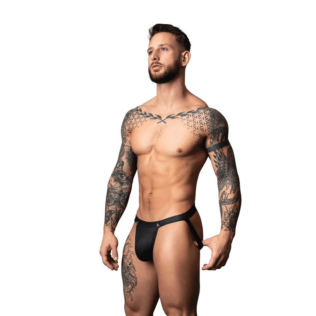 Snap Off Jock - S/M - Black