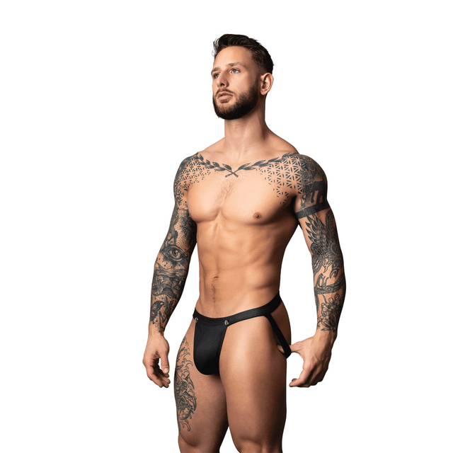 Snap Off Jock - S/M - Black