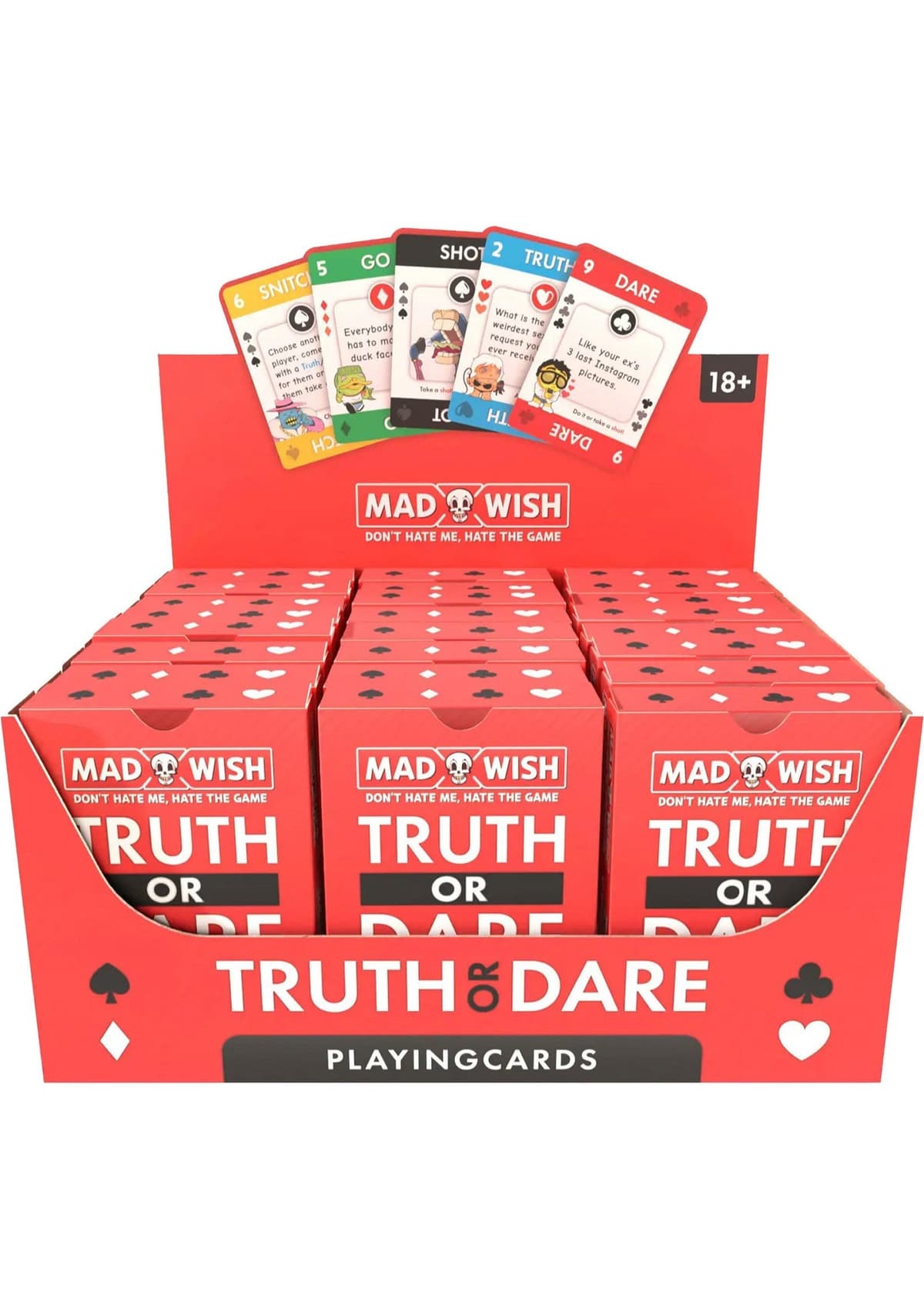 MadWish Playing Cards 24 pcs ENG/DE
