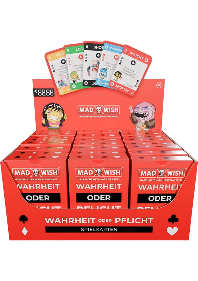 MadWish Playing Cards 24 pcs ENG/DE