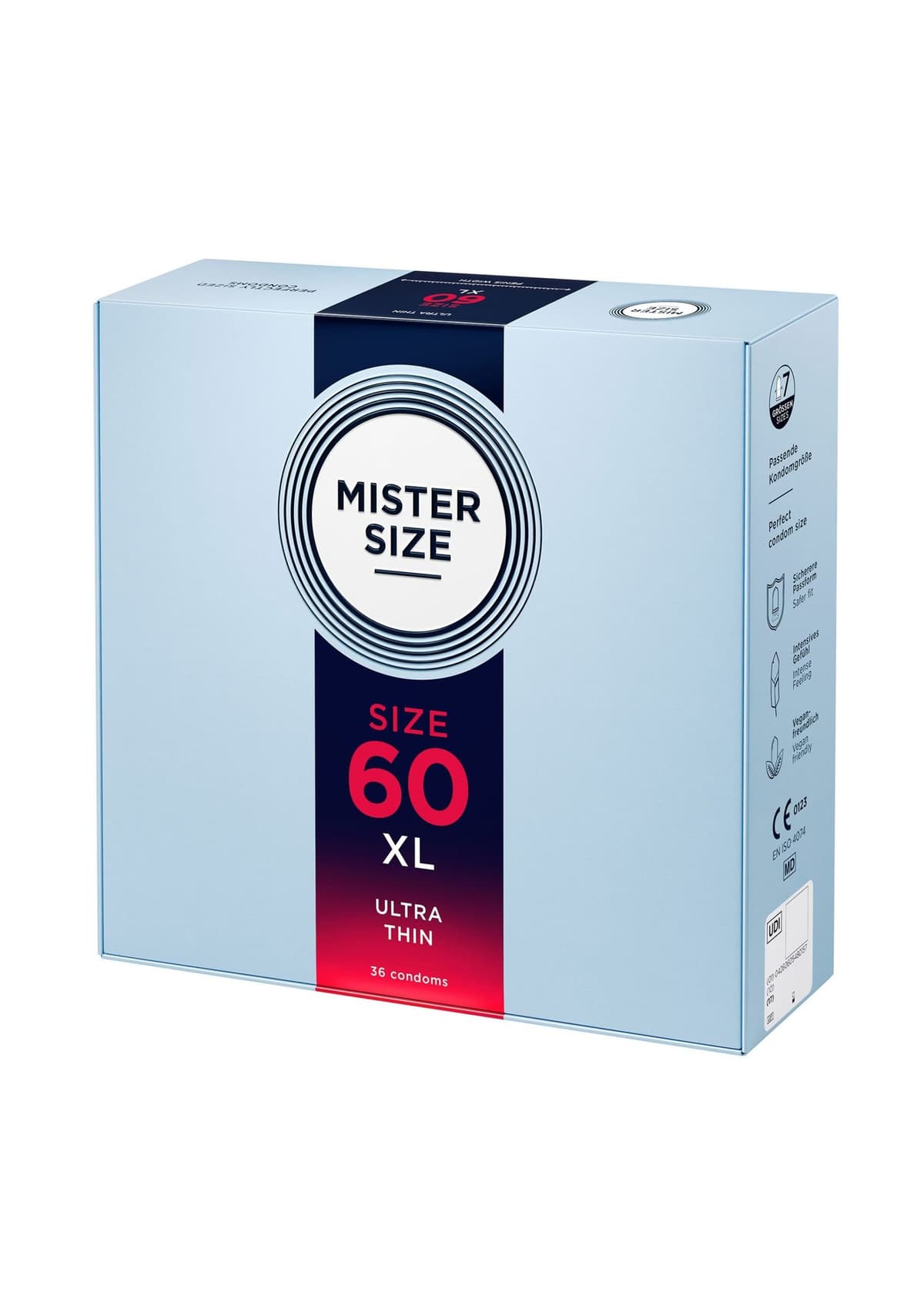 MISTER SIZE 60mm Condoms 3pcs