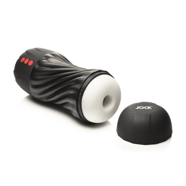 Sucking and Vibrating Masturbator - Black
