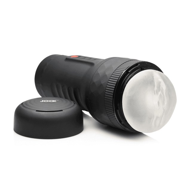 Tightening and Vibrating Masturbator - Black