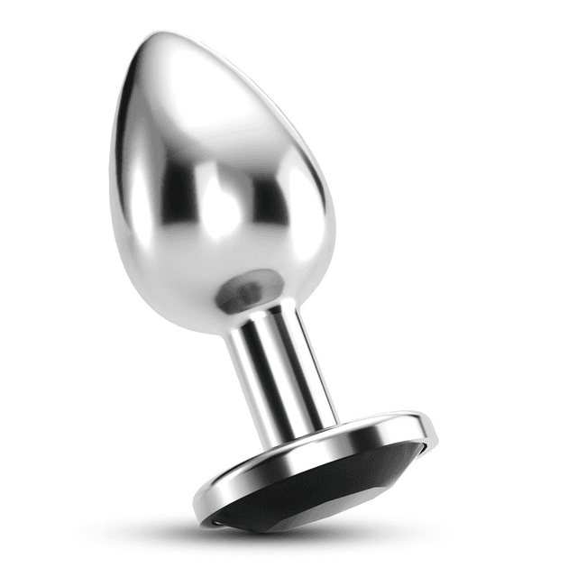 Bijou - Anal Jewel Plug - Large - Black