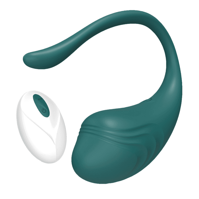 Tamago - Rechargeable Vibrating Egg with Remote Control - Emerald