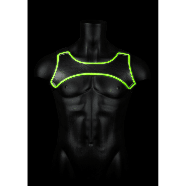 Neoprene Harness - Glow in the Dark - S/M