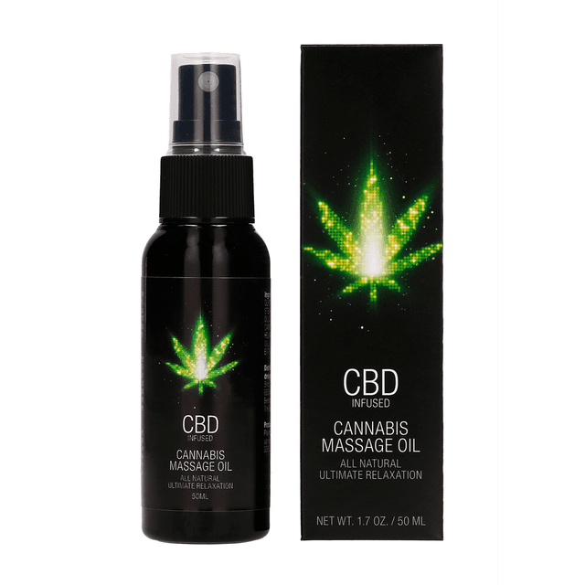 CBD Cannabis Massage Oil - 2 fl oz / 50 ml