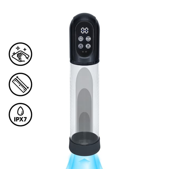 Engage - Automatic Waterproof Penis Pump and Masturbator - Gun Metal