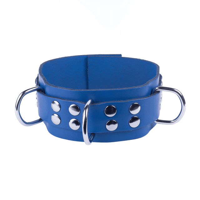 Ultra Leather Necklace - Blue