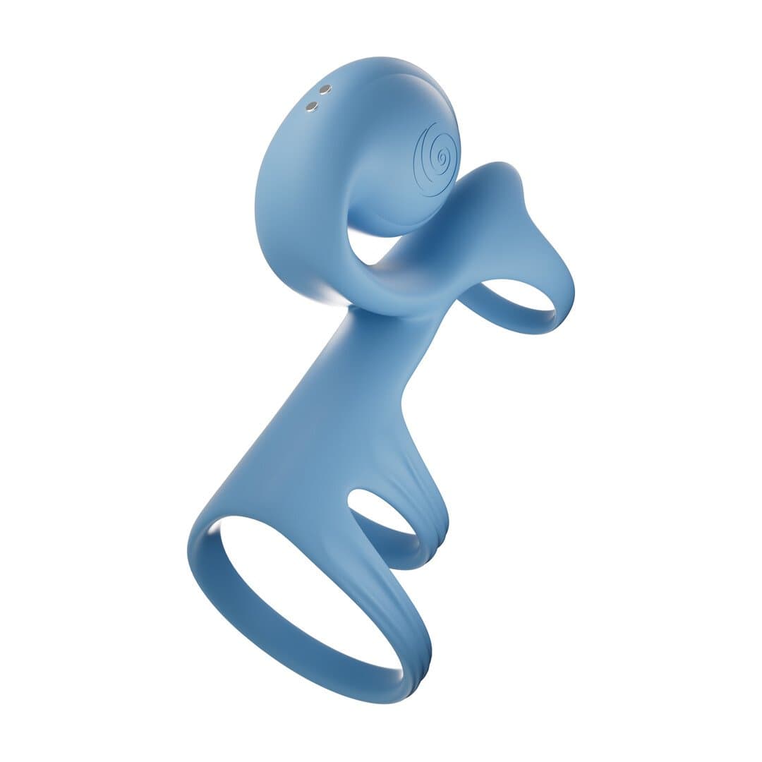 JOVI ARC - Snail Couples Ring - Blue Haze