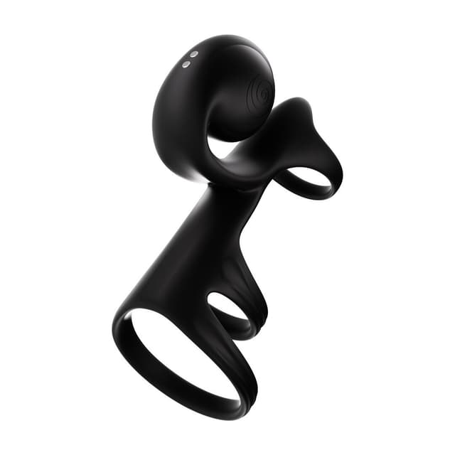 JOVI ARC - Snail Couples Ring - Noir Haze