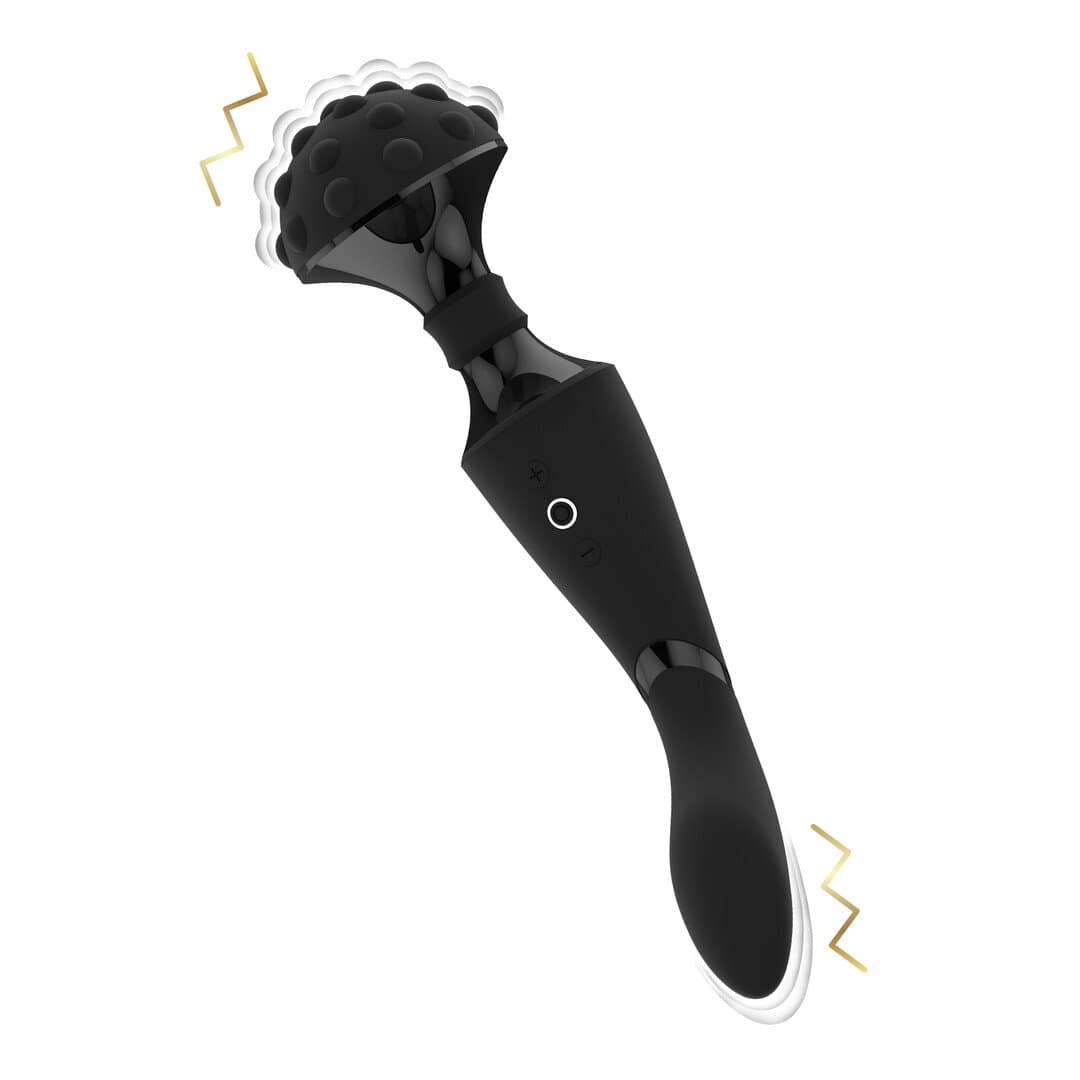 Shiatsu - Bendable Massager Wand - Black