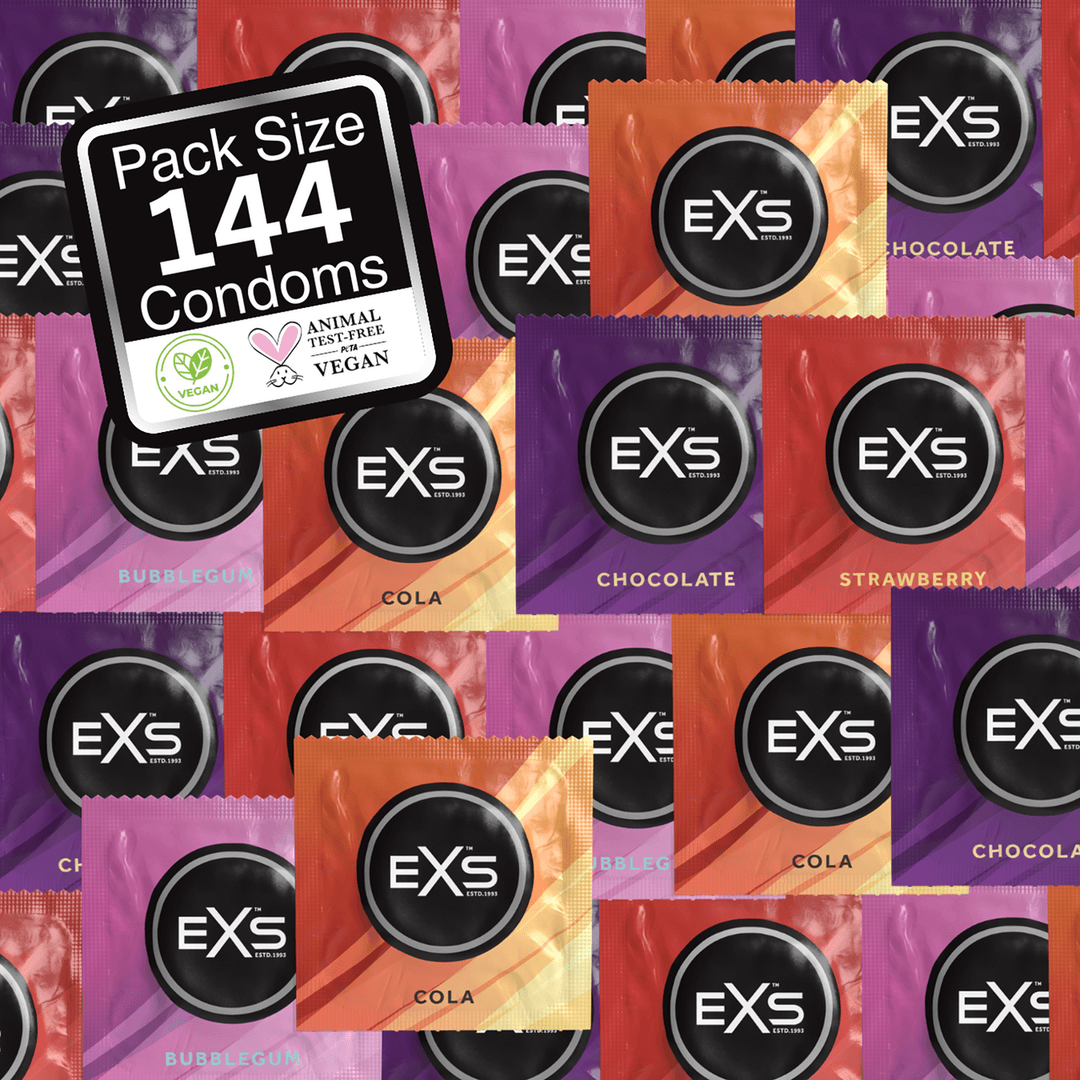 EXS Mixed Flavoured - Condoms - 144 Pieces