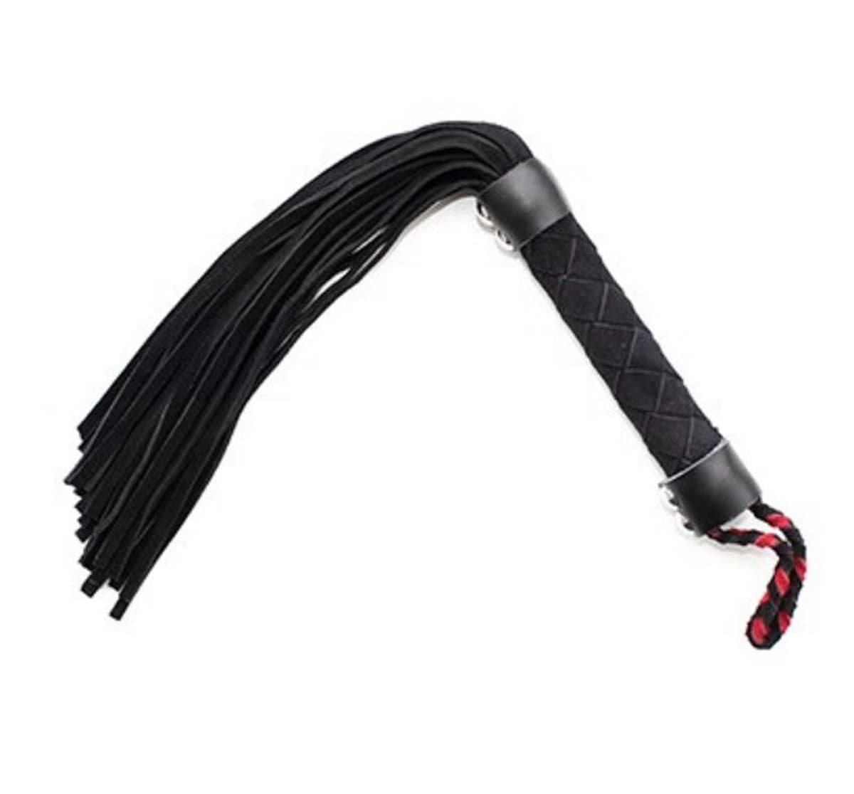 Leather Flogger 38 cm black