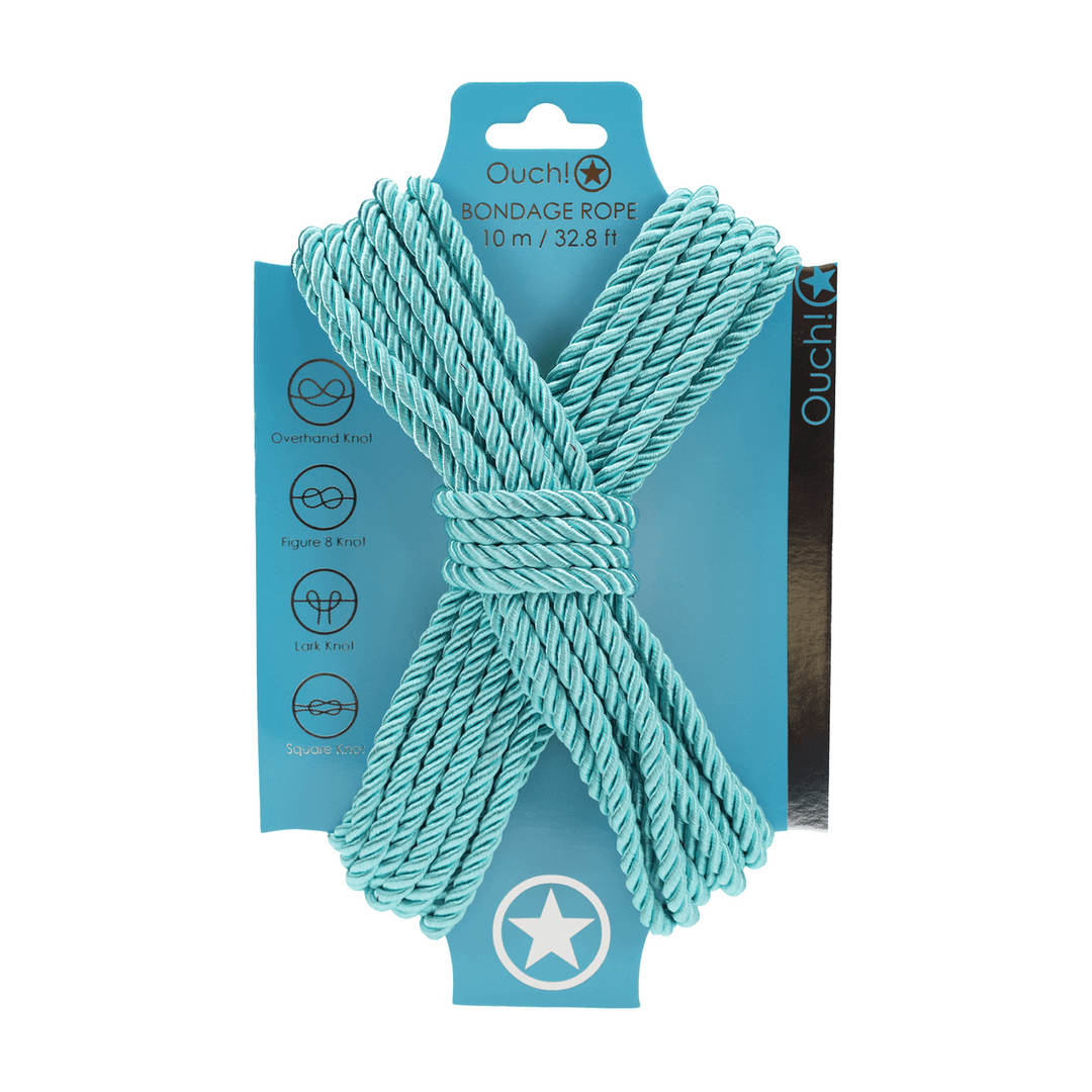 Polyester Bondage Rope - 32.8 ft / 10 m - Blue