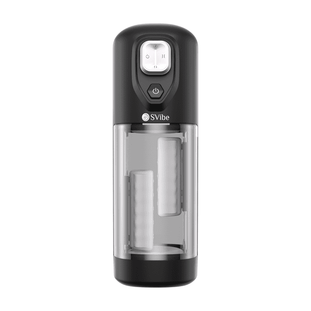 Ikon VOLT - Vibrating Rubbing Heating Masturbator - Transparent